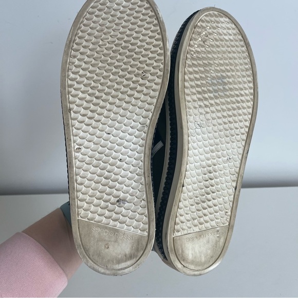 Sergio Rossi Suede Leather Slip-On Sneakers Loafer Zipper size 39EU or 8US - Picture 5 of 14